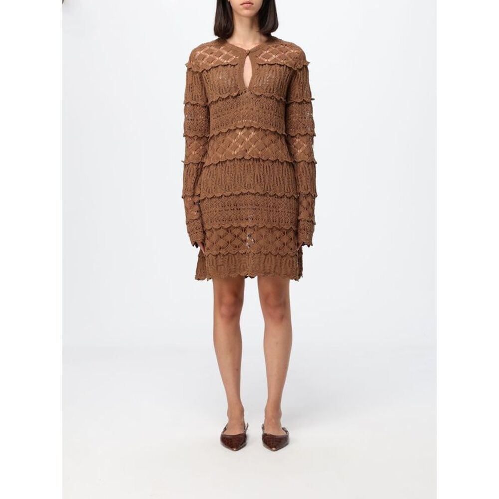 Semicouture Dress Woman Beige